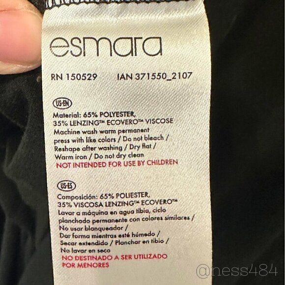 Plus Size Black Maxi Dress w/Slits Size 2XL - Picture 6 of 6